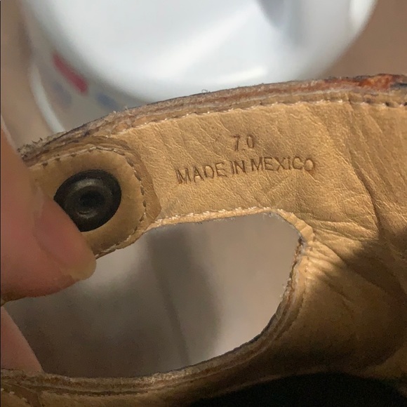 New bed Stu black Leather Gladiator Sandals Sz 7 - Picture 11 of 13